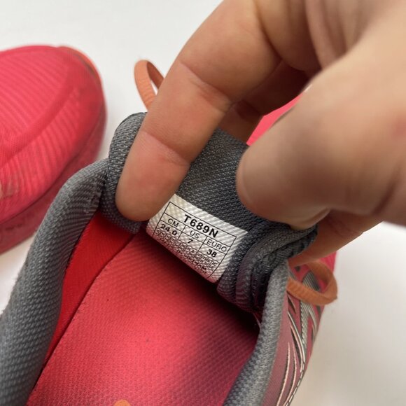 Asics Shoes Womens 7 US Pink FuseX Gel Running Training Gym Sneakers T689N - Picture 12 of 16